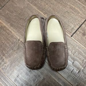 Janie and Jack Brown Suede loafers